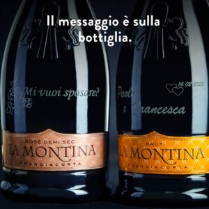 Personalizza la tua bottiglia per ogni occasione con La Montina Franciacorta